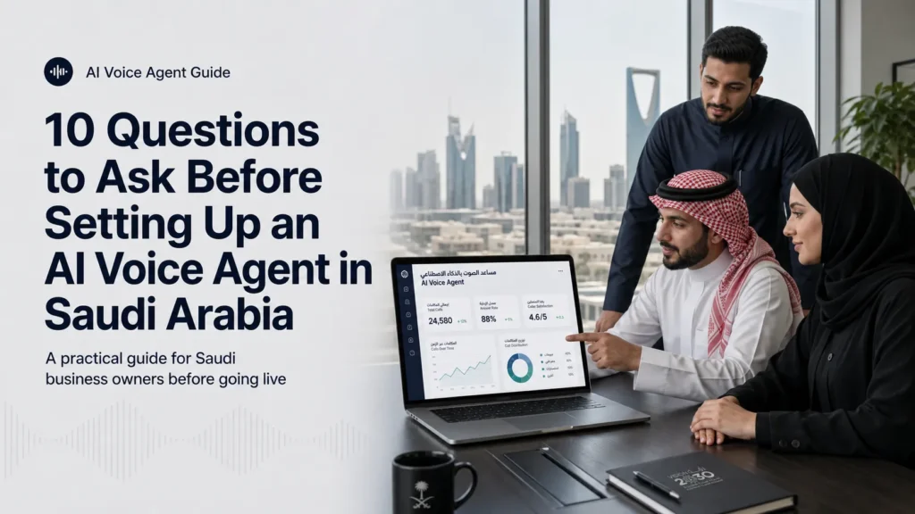 Set Up AI Voice Agent in Saudi Arabia